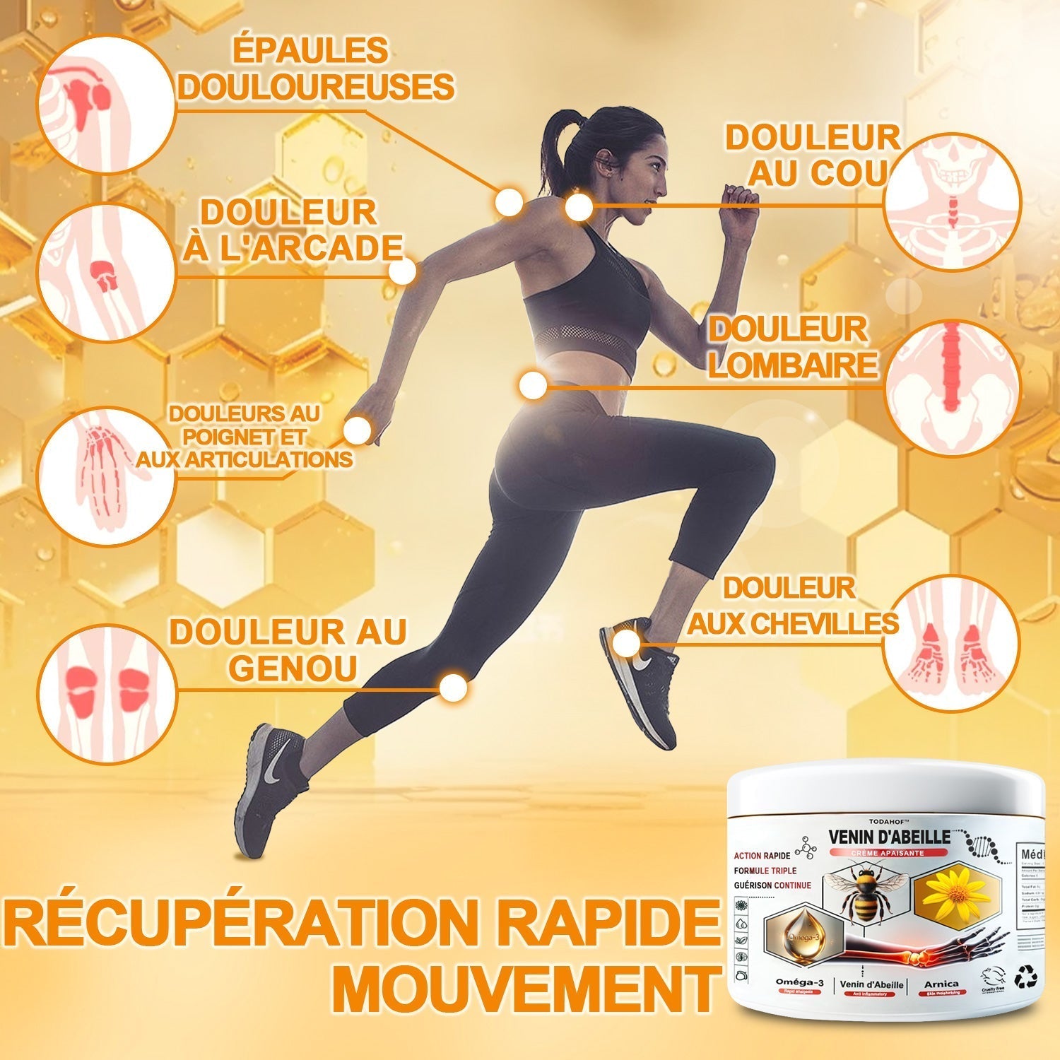 Crème Apaisante au Venin d'Abeille